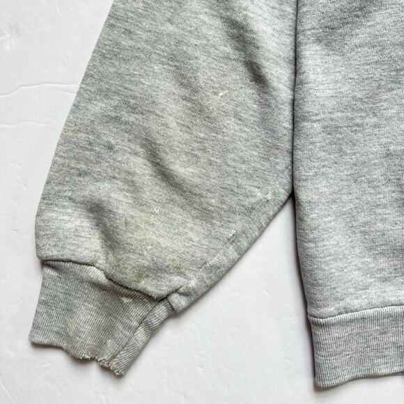 Vintage Distressed Gray Navistar Indianapolis Plant Raglan Crewneck Sweatshirt L - Picture 11 of 16